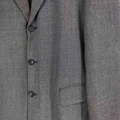 コムデギャルソンオム COMME des GARCONS HOMME 90S AD1997 ウールツイード3Bテーラードジャケット メンズ JPN:M